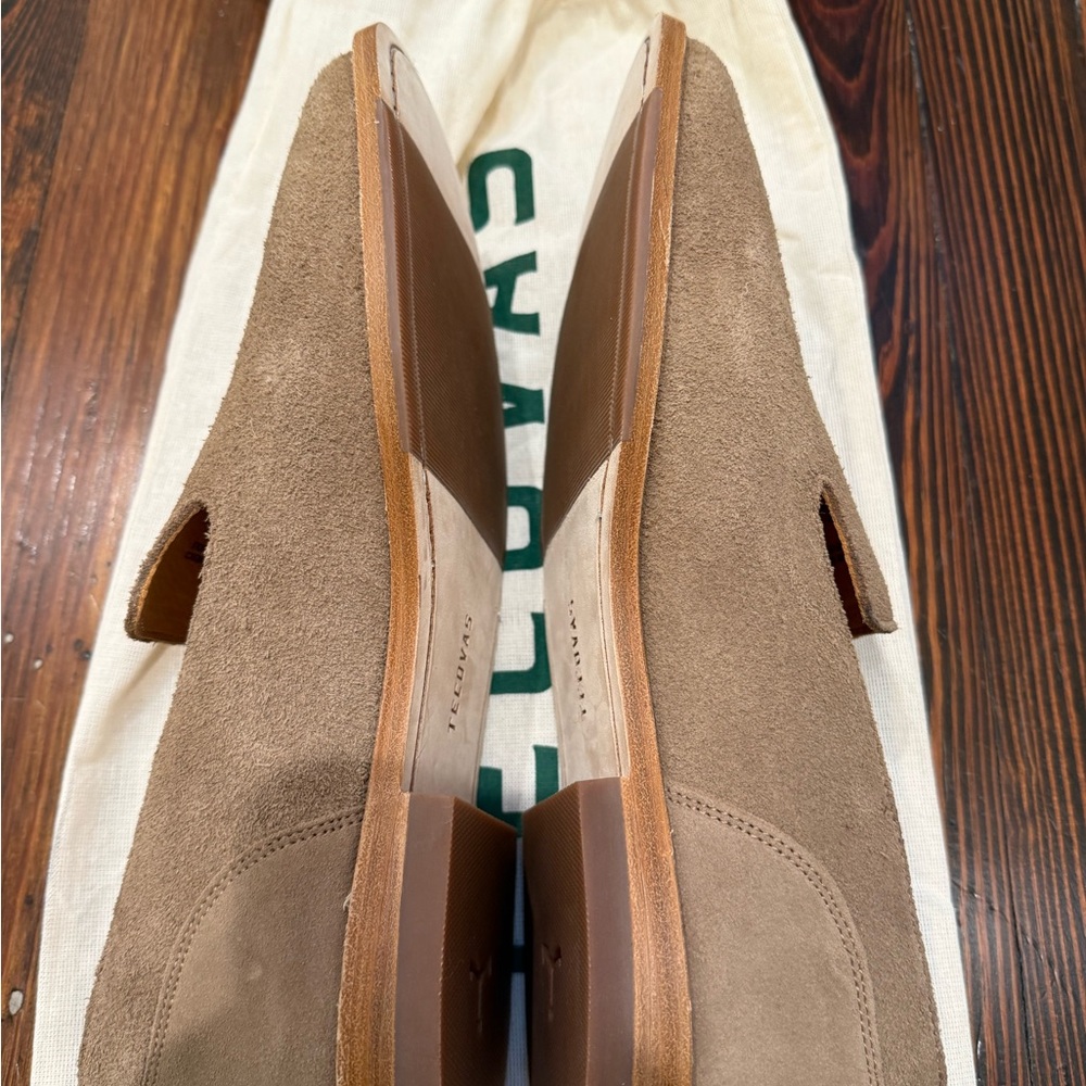 Men's Tecovas Monterrey Loafers Granite Suede - Picture 8 of 10